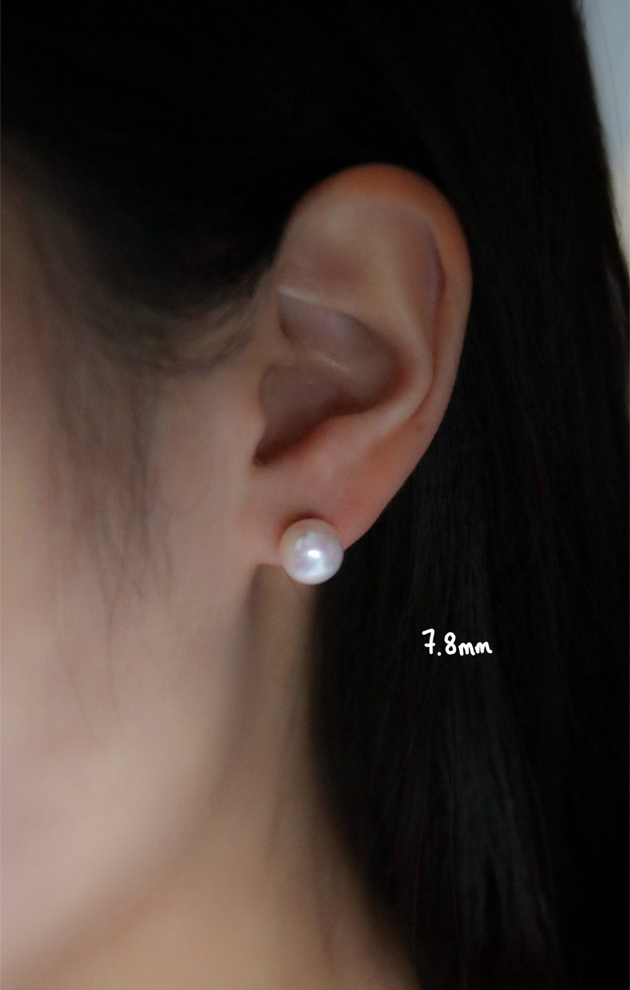 Mininalistische Perlen Ohrstecker