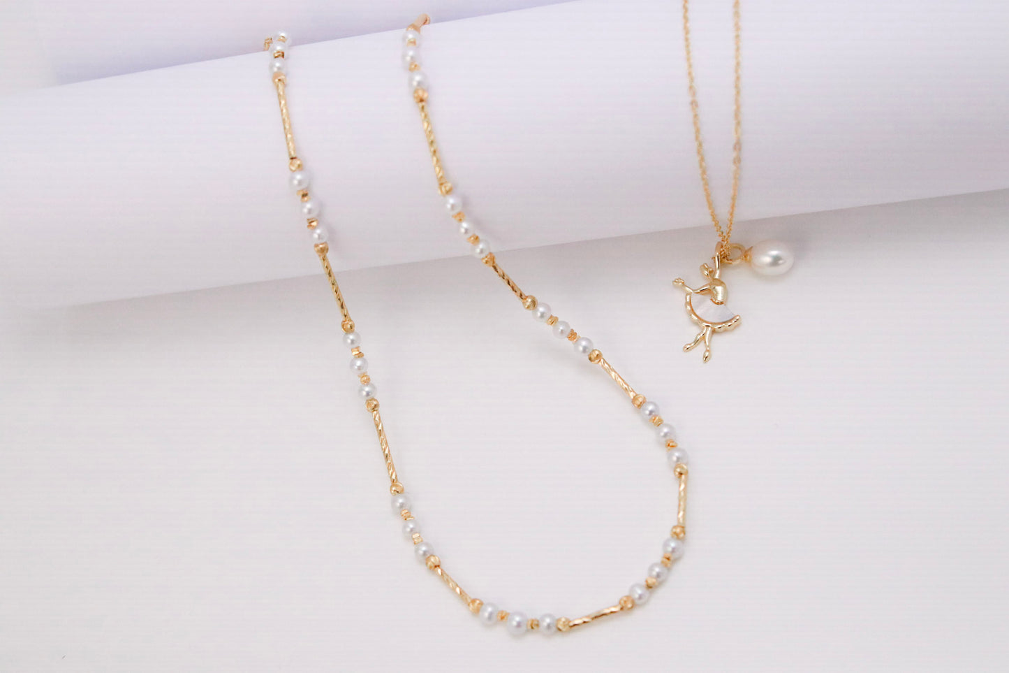 Handgefertigter Wunderschöner Perlen Choker Halskette | Süßwasser Perlenkette | Echte Süßwasserperlen | Perlenchoker | Pearl necklace