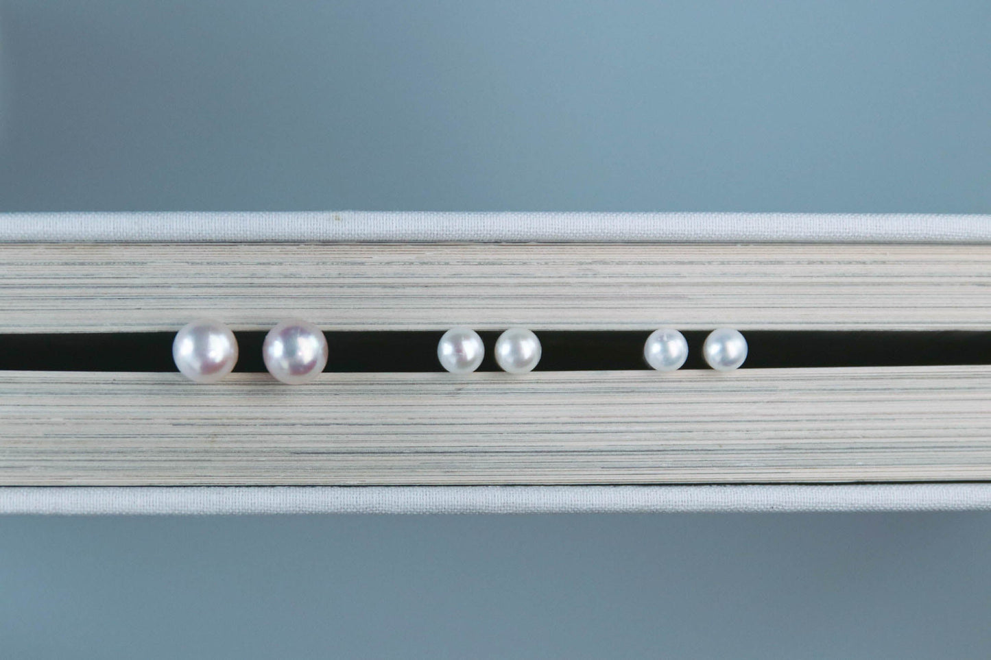 Mininalistische Perlen Ohrstecker