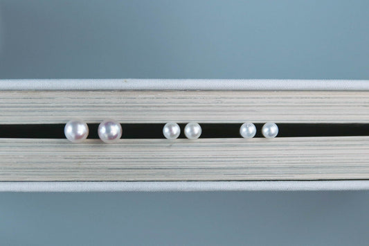 Mininalistische Perlen Ohrstecker