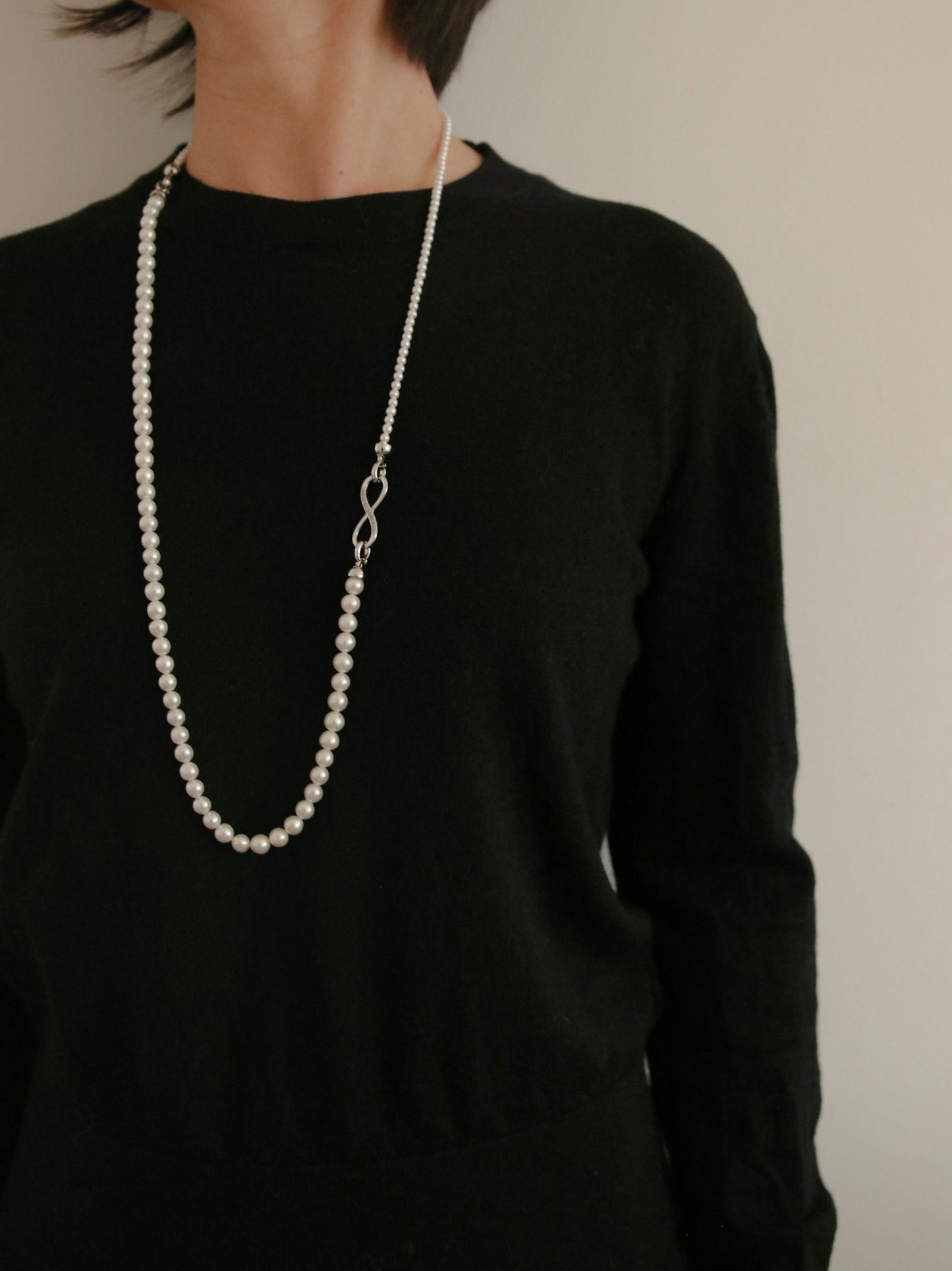 Handgefertigte 4-in-1 Doppelreihige Perlenkette | Hochwertige echte Süßwasserperlen | Doppel Strang | Pearl necklace | Perfekter Geschenk