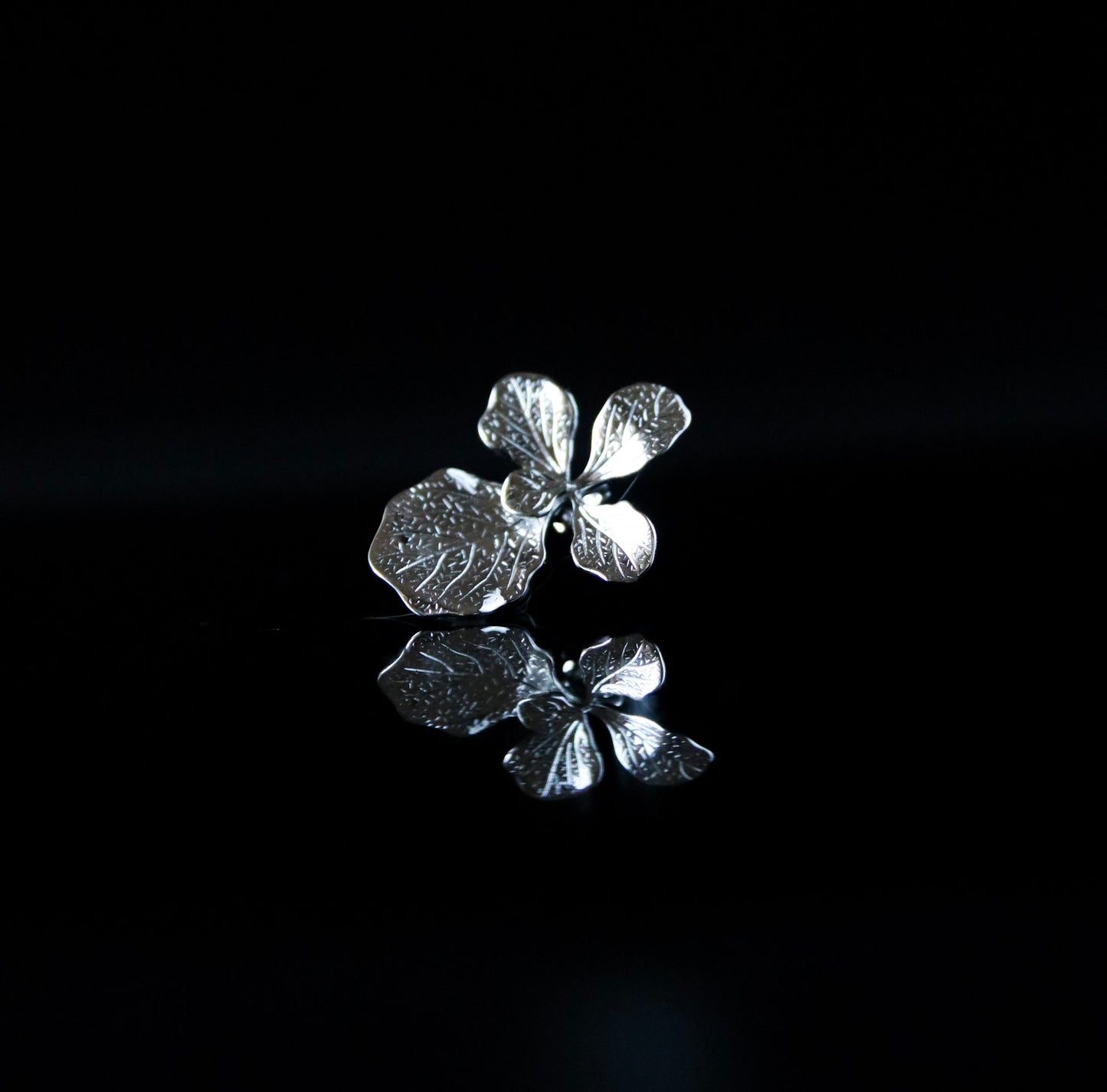 Orchidee Schmuckstück mit Universalverschluss für Perlenketten | Orchid-accessoire for necklace jewelry | Weihnachtsschmuck | Hochzeit